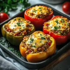 Easy Stuffed Bell Peppers Recipe