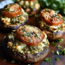 Chicken Stuffed Mushrooms