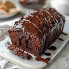 Hot Fudge Brownie Bread