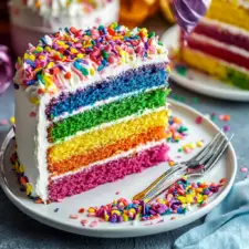 Delightful Rainbow Cake