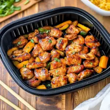 Air Fryer Hibachi Chicken & Vegetables