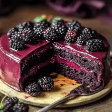 Blackberry Velvet Gothic Cake