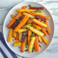 Honey Roasted Colorful Carrots
