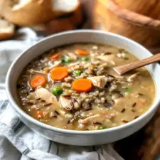 Slow Cooker Chicken Wild Rice Soup