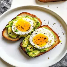 Avocado Toast with Soft-Boiled Eggs