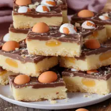 Mini Egg Millionaire's Shortbread
