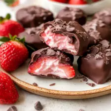 Strawberry Yogurt Chocolate Bites