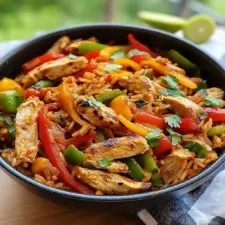 Chicken Fajita Rice Bowl