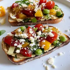 Mediterranean Hummus Toast with Za'atar