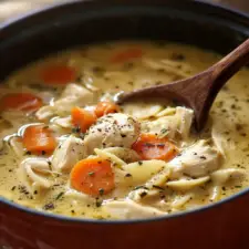 Cozy Chicken and Stars Soup
