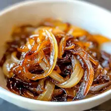 Golden Caramelized Onions With Brown Sugar