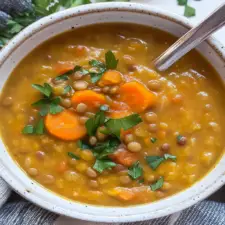 Carrot Lentil Soup