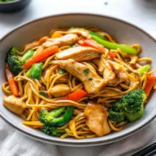 Healthy Chicken Lo Mein