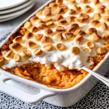 Sweet Potato Casserole with Marshmallows