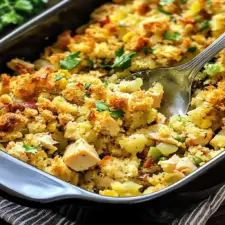 Turkey Stuffing Casserole